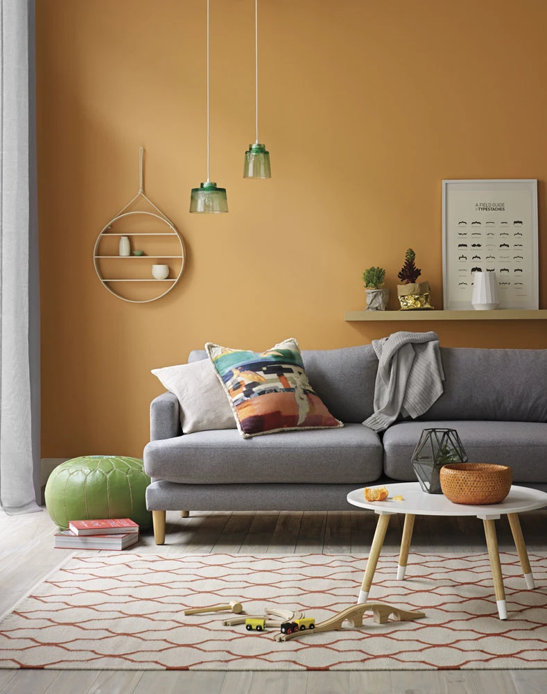 British Paints Orange Critic Yellow & Orange Colour Chart & Palette