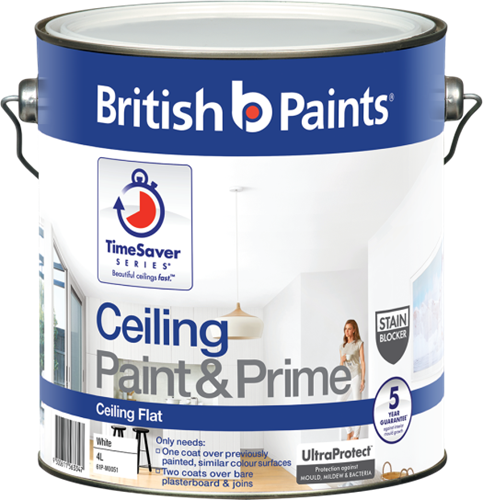 British Paints Paint & Prime Ceiling