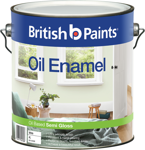 British Paints Enamel Semi Gloss